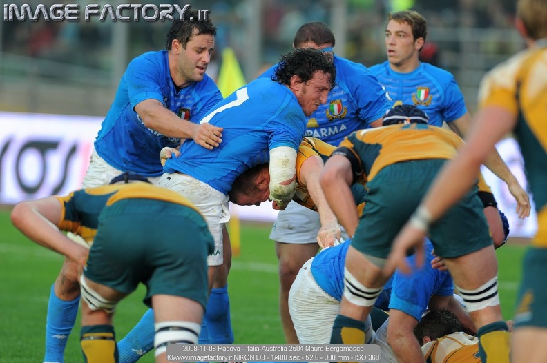 2008-11-08 Padova - Italia-Australia 2504 Mauro Bergamasco.jpg